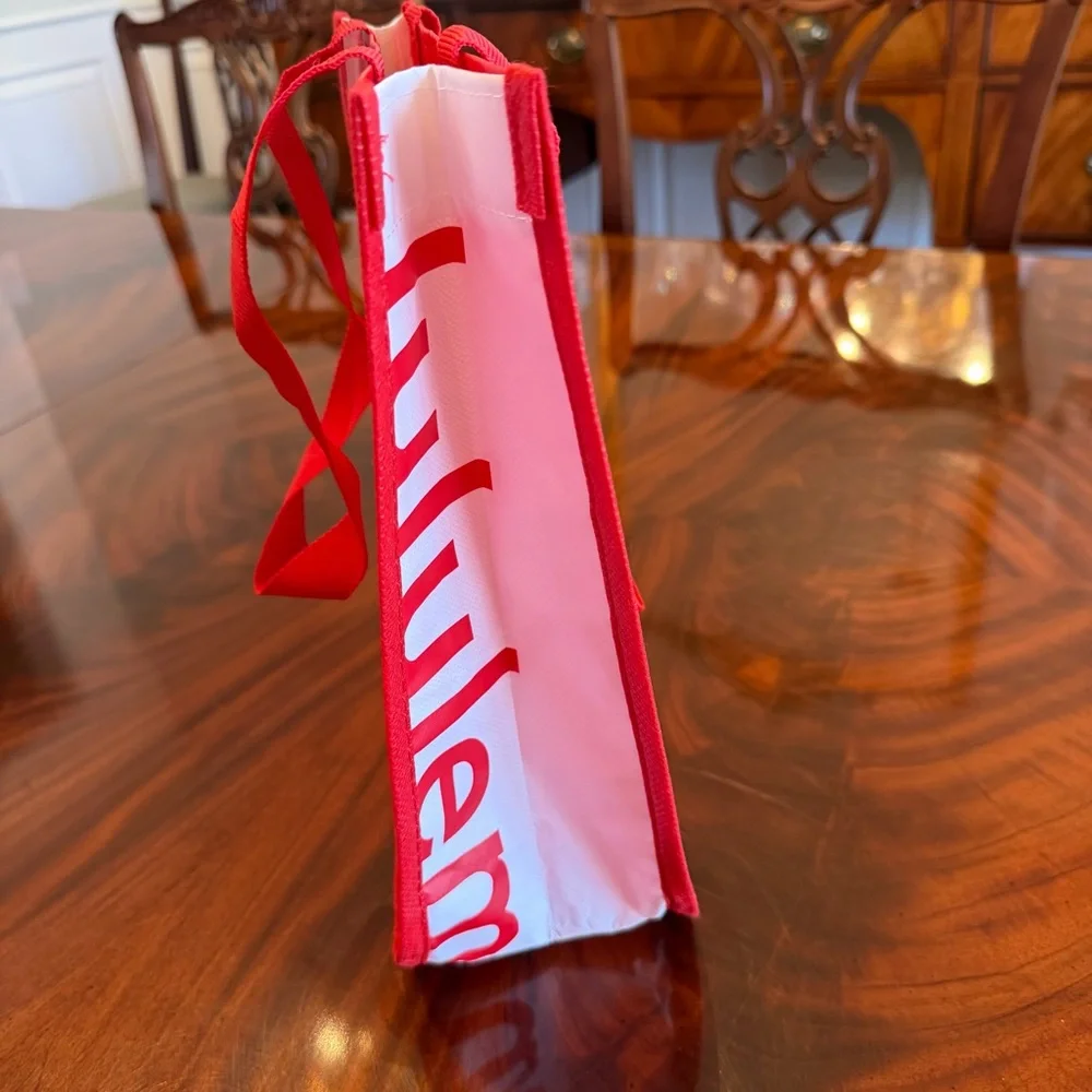 NEW Lululemon Small Reusable Shopper Bag Red